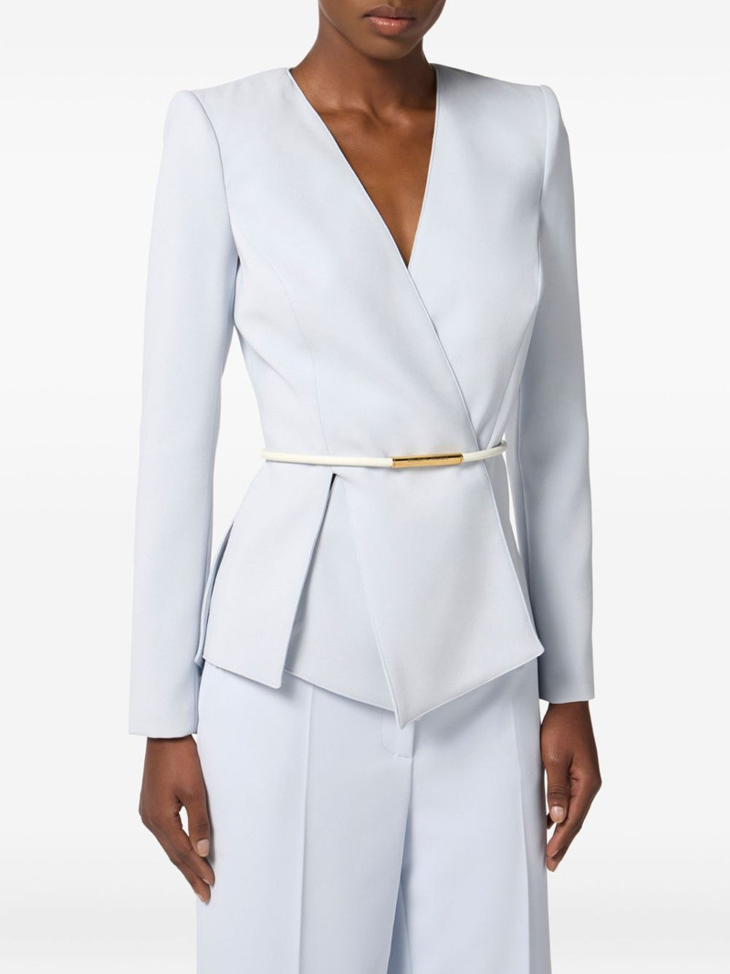 wrap belted blazer 5