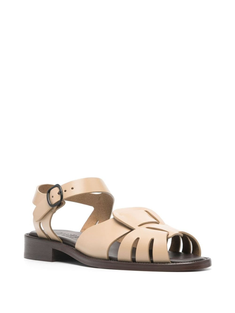 HEREU Ancora leather sandals outlook