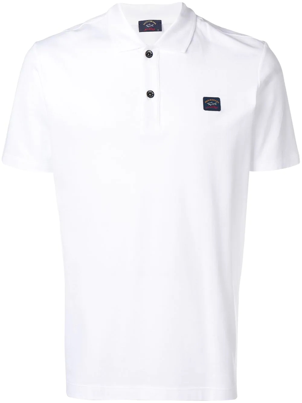 logo patch polo shirt - 1