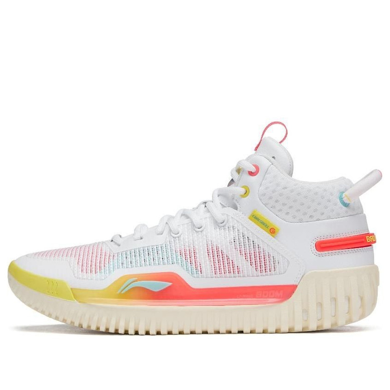 Li-Ning Badfive 3 'White Yellow' ABFT005-2 - 1