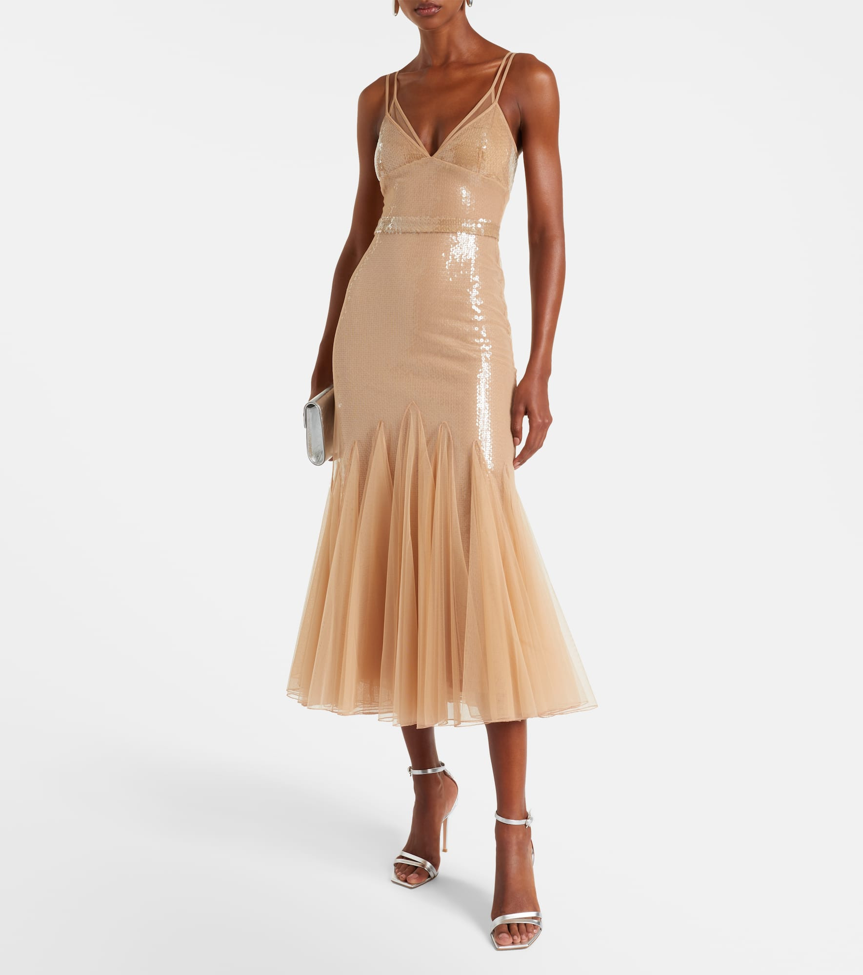 Sequined tulle gown - 2