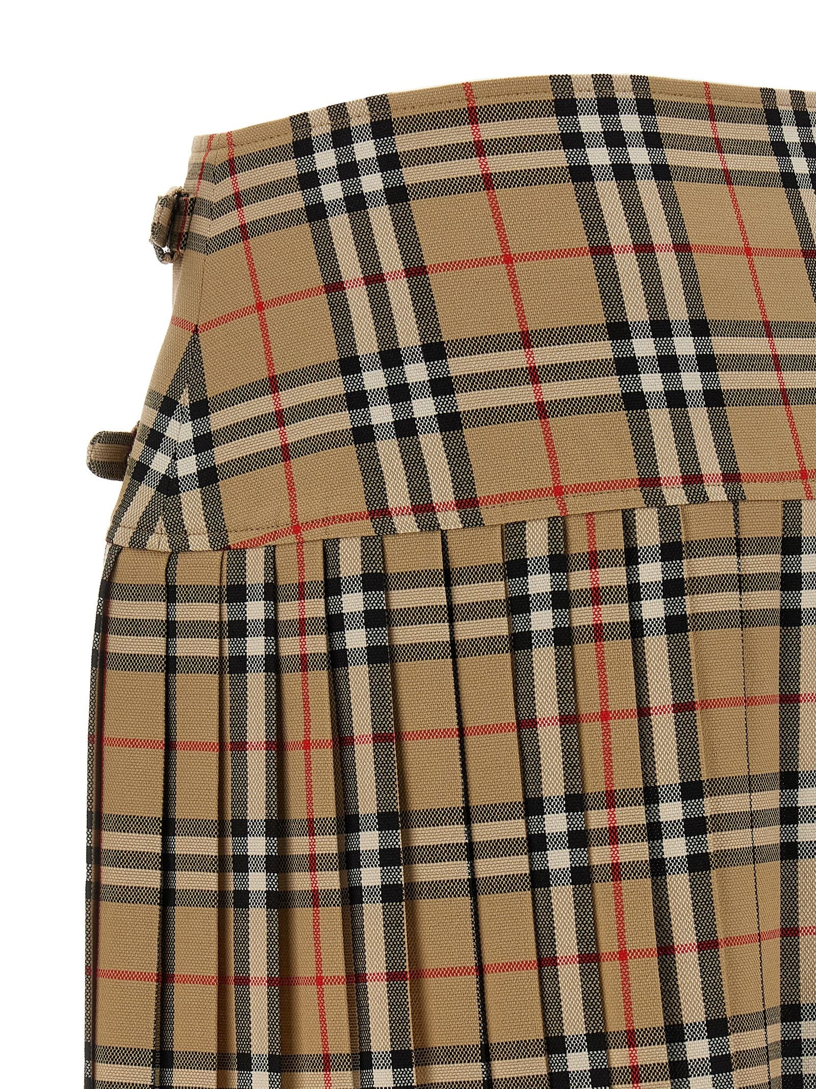 Kilt Skirt Skirts Beige - 4