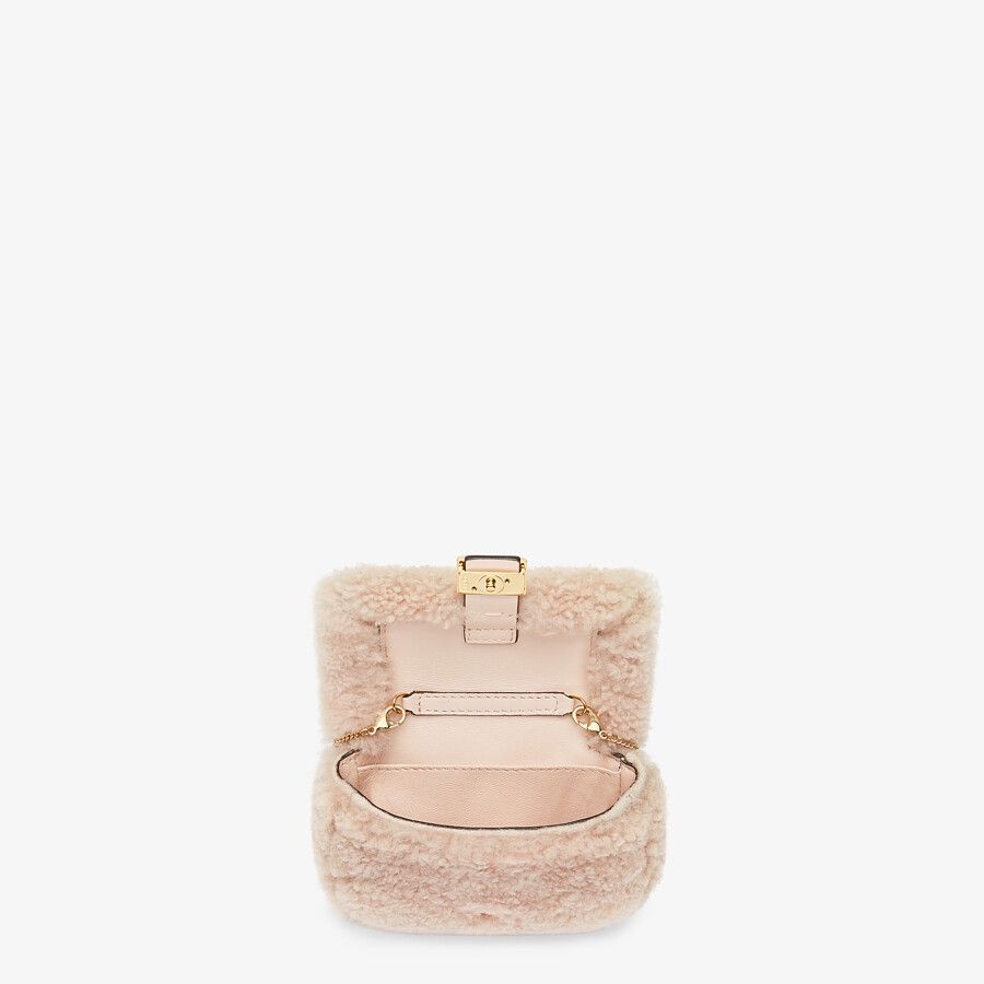 Pink sheepskin charm - 4