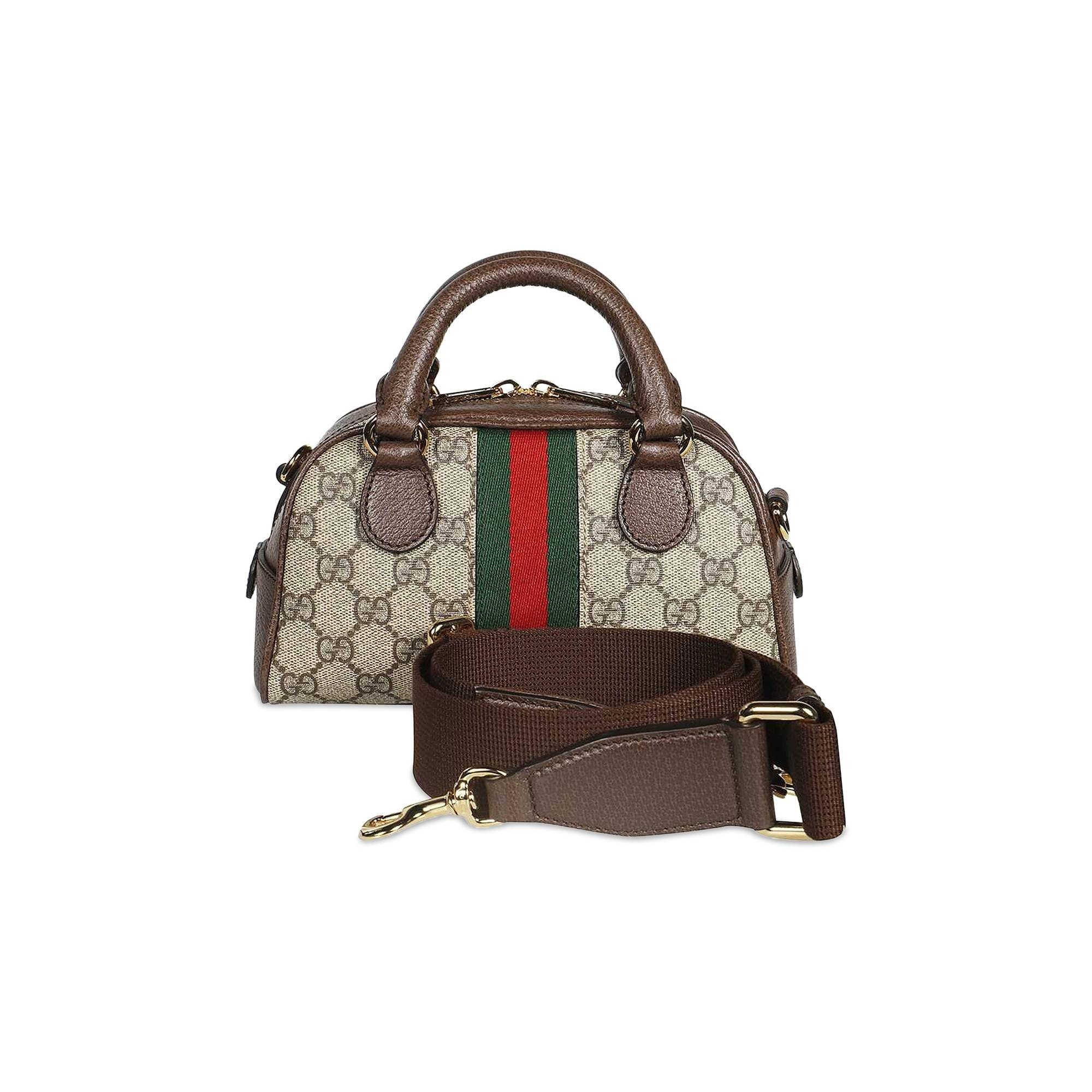 Gucci Ophidia GG Mini Top Handle Bag 'Beige/Ebony Supreme' - 2