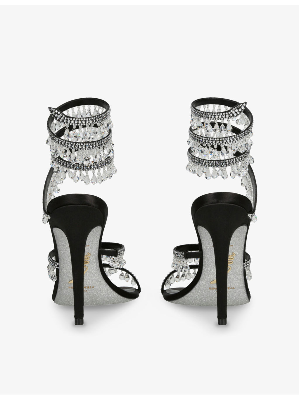 Chandelier 105 Leather Heeled Courts - 2