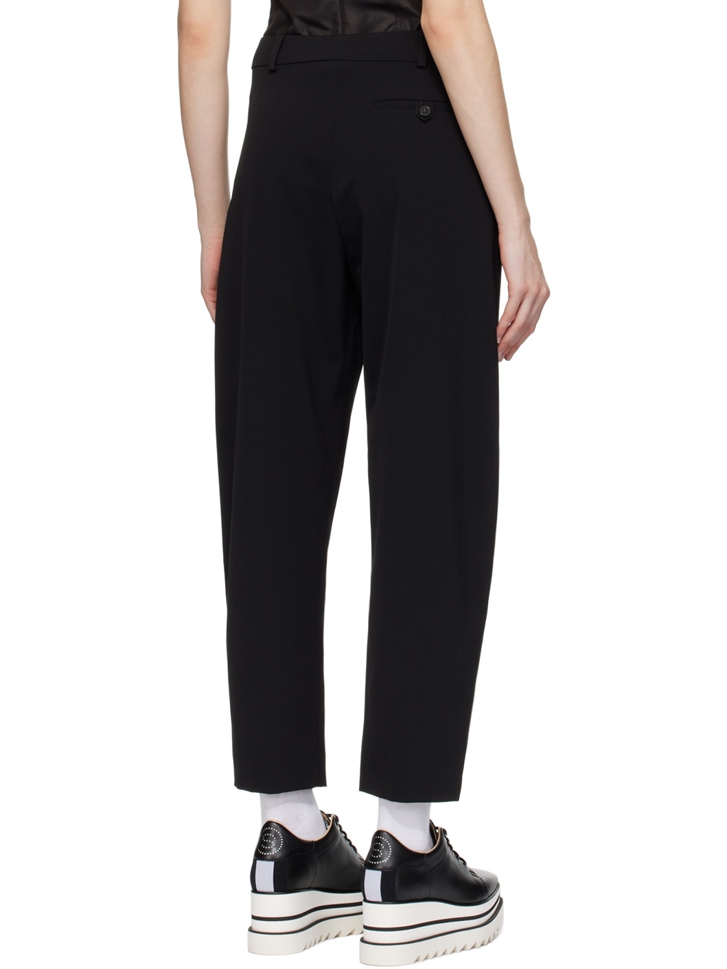 Black Pleated Trousers - 3