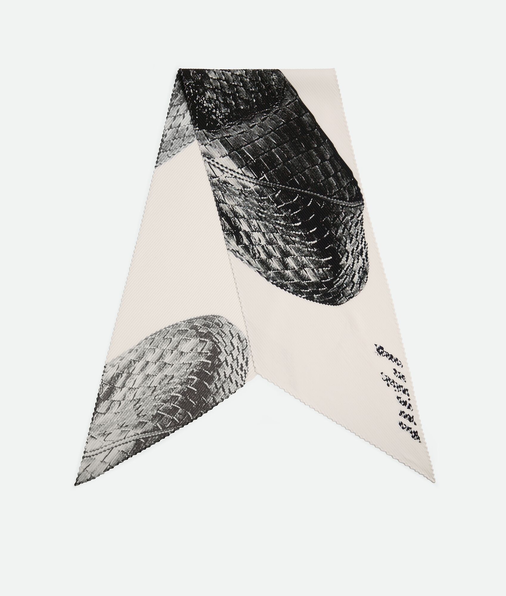 Plissé Printed Foulard - 3