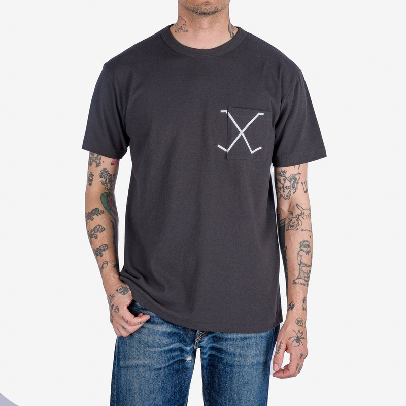 Iron Heart OGL-TEE-WX2-BLK OGL 6.2oz Pocket Tee - Black outlook