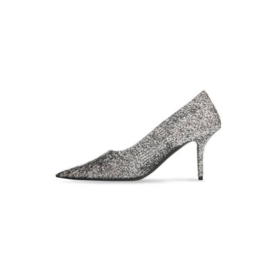 BALENCIAGA Women's Square Knife 80mm Pump  in Silver outlook