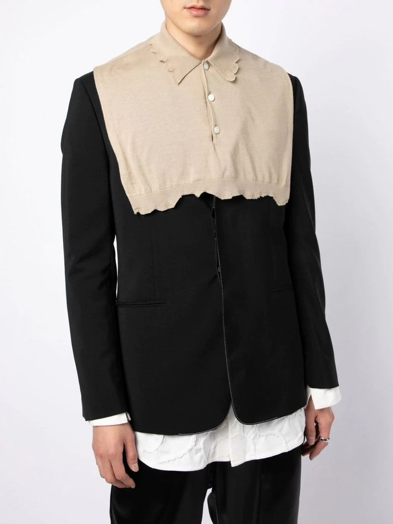 TAKAHIROMIYASHITA TheSoloist. collared bib scarf outlook