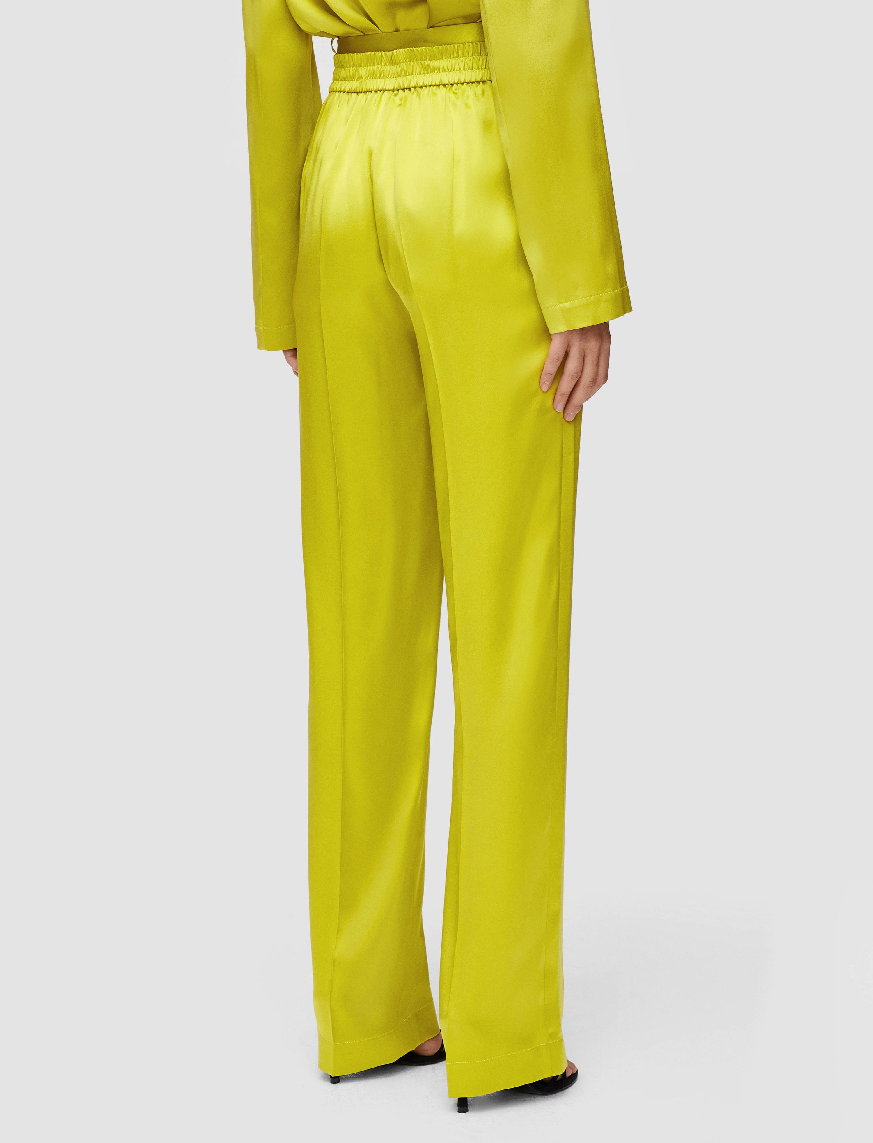 Silk Satin Tova Trousers - 3