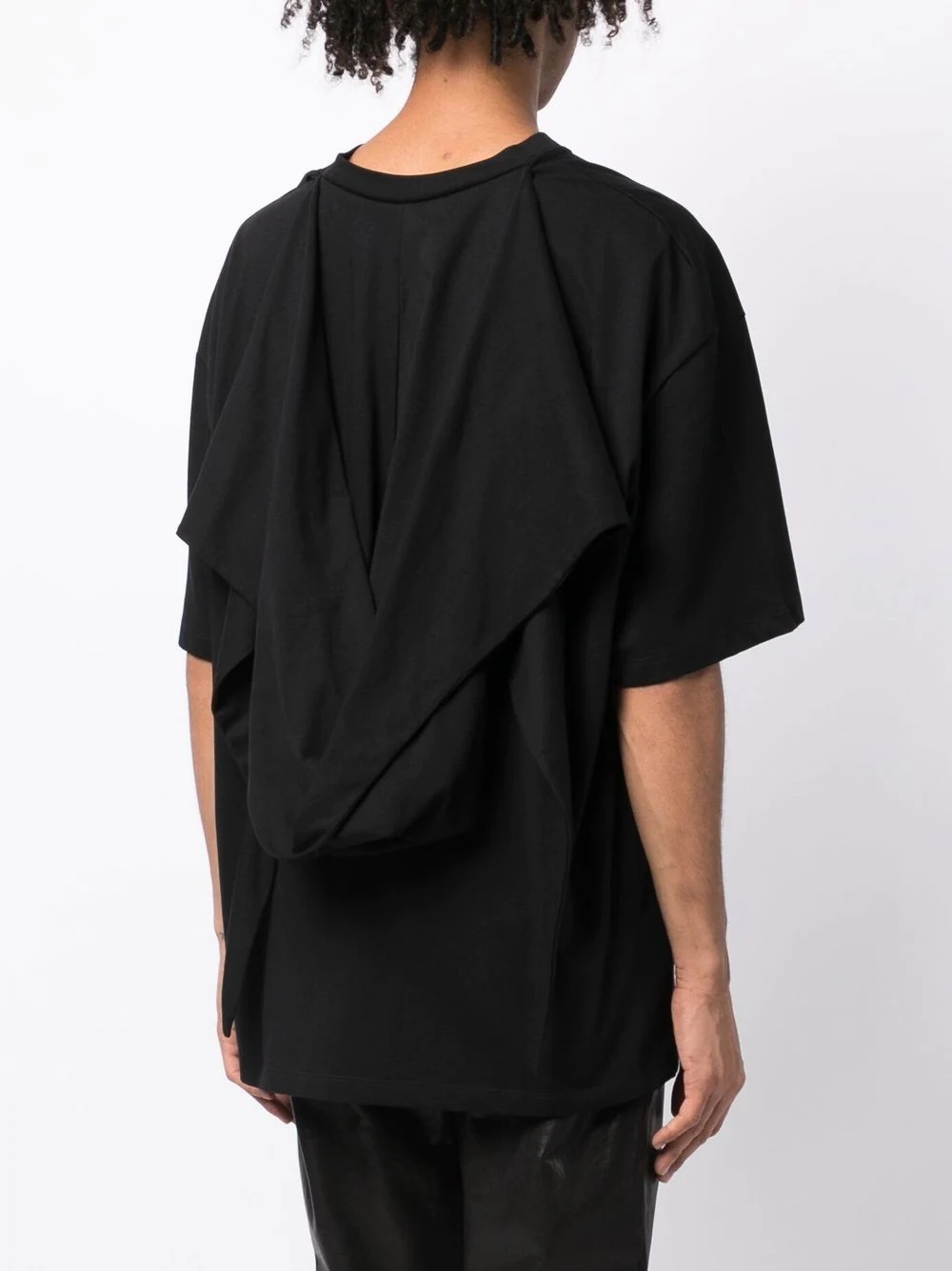 hooded cotton T-shirt - 4