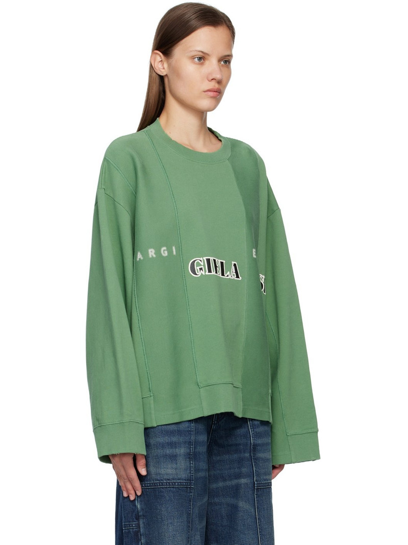 MM6 Maison Margiela Green Band Sweatshirt outlook