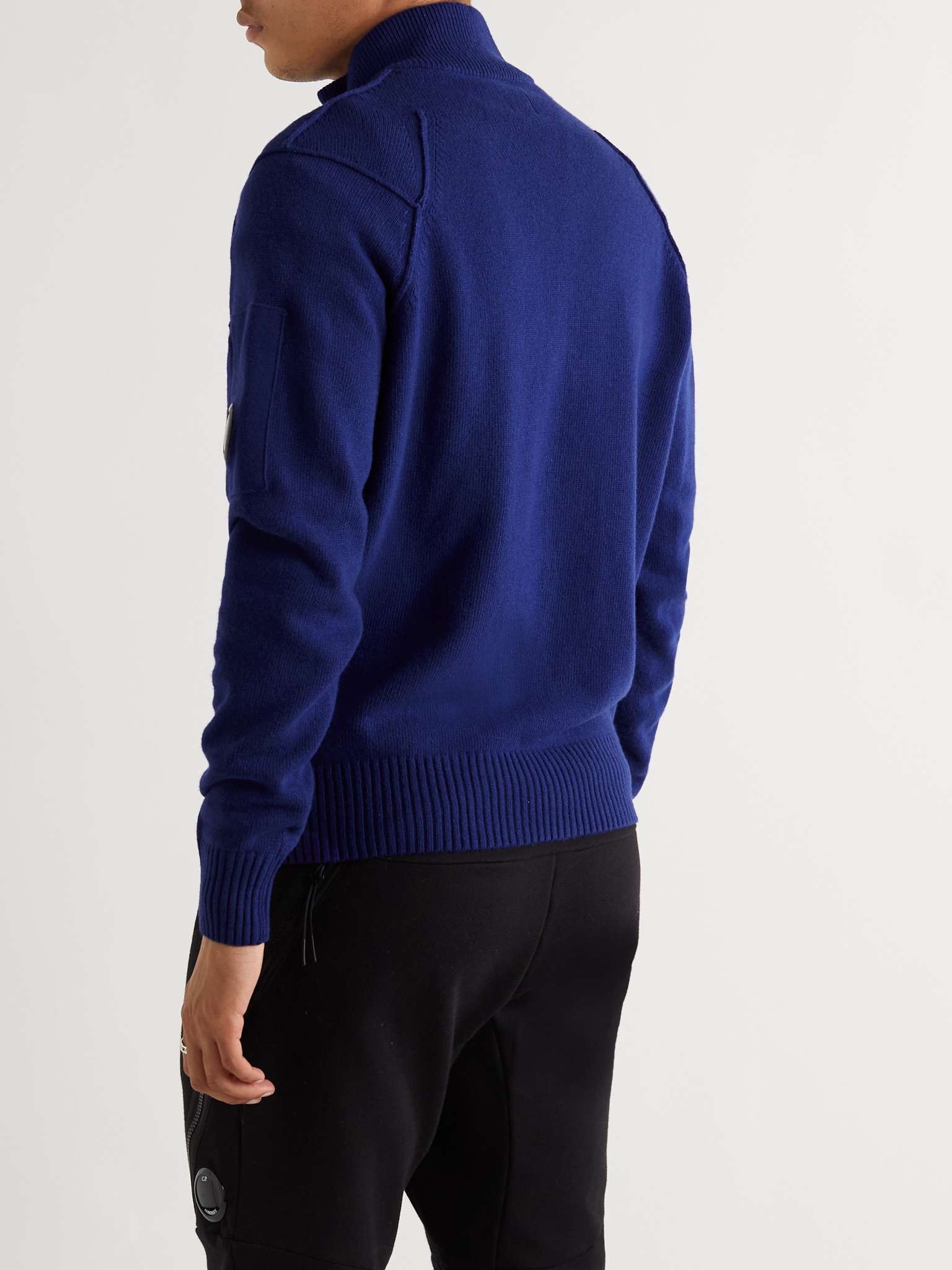 Wool-Blend Half-Zip Sweater - 4