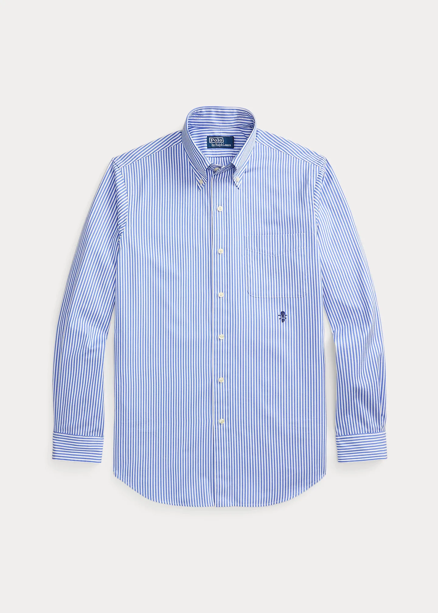 Classic Fit Striped Poplin Shirt - 1