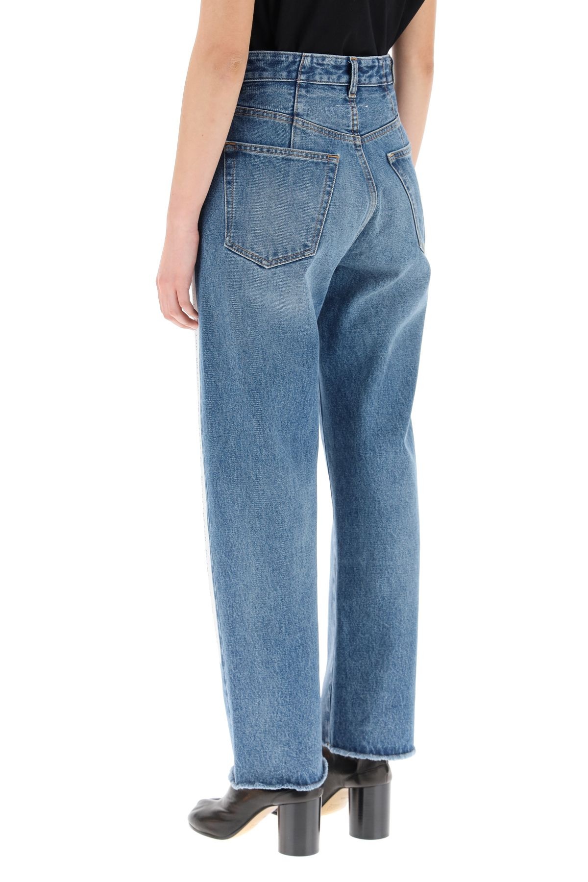 ARCHIVE PRINT DENIM JEANS - 4