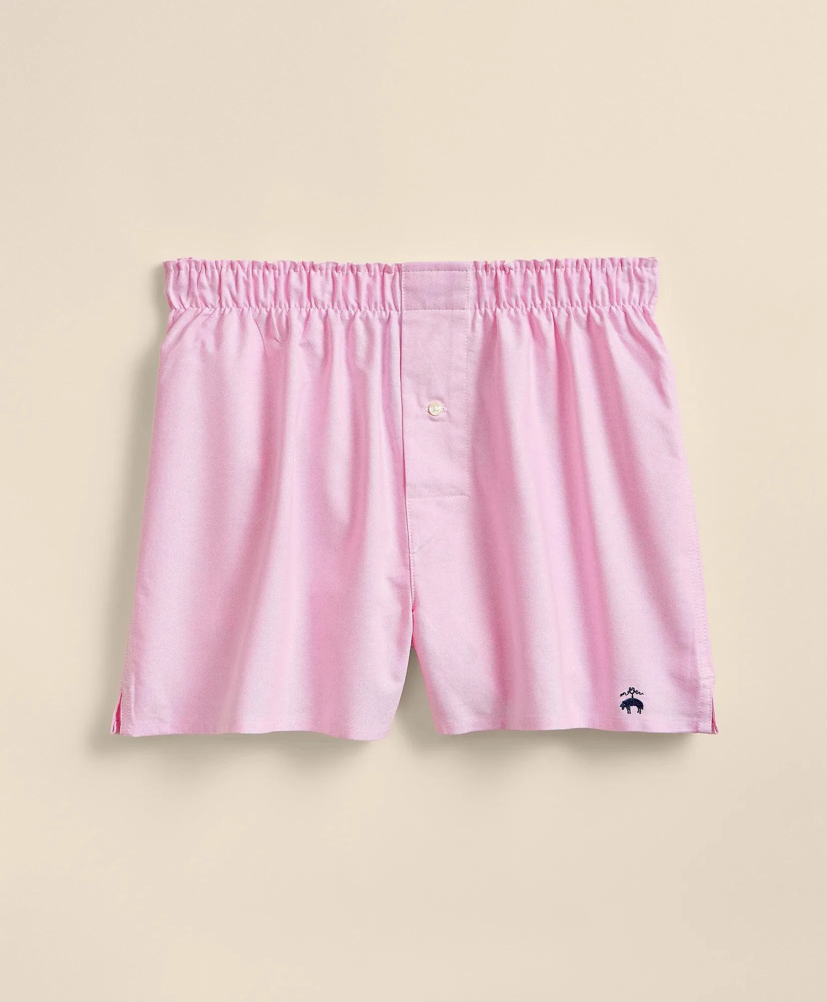 Slim Fit Cotton Oxford Boxers - 1