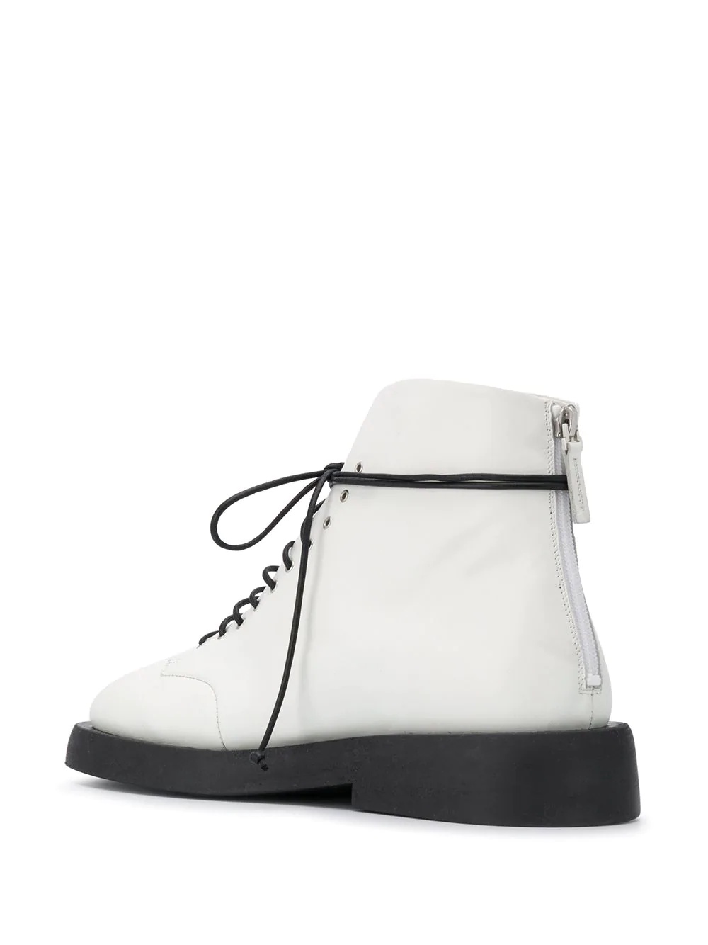 rear-zip ankle boots - 3