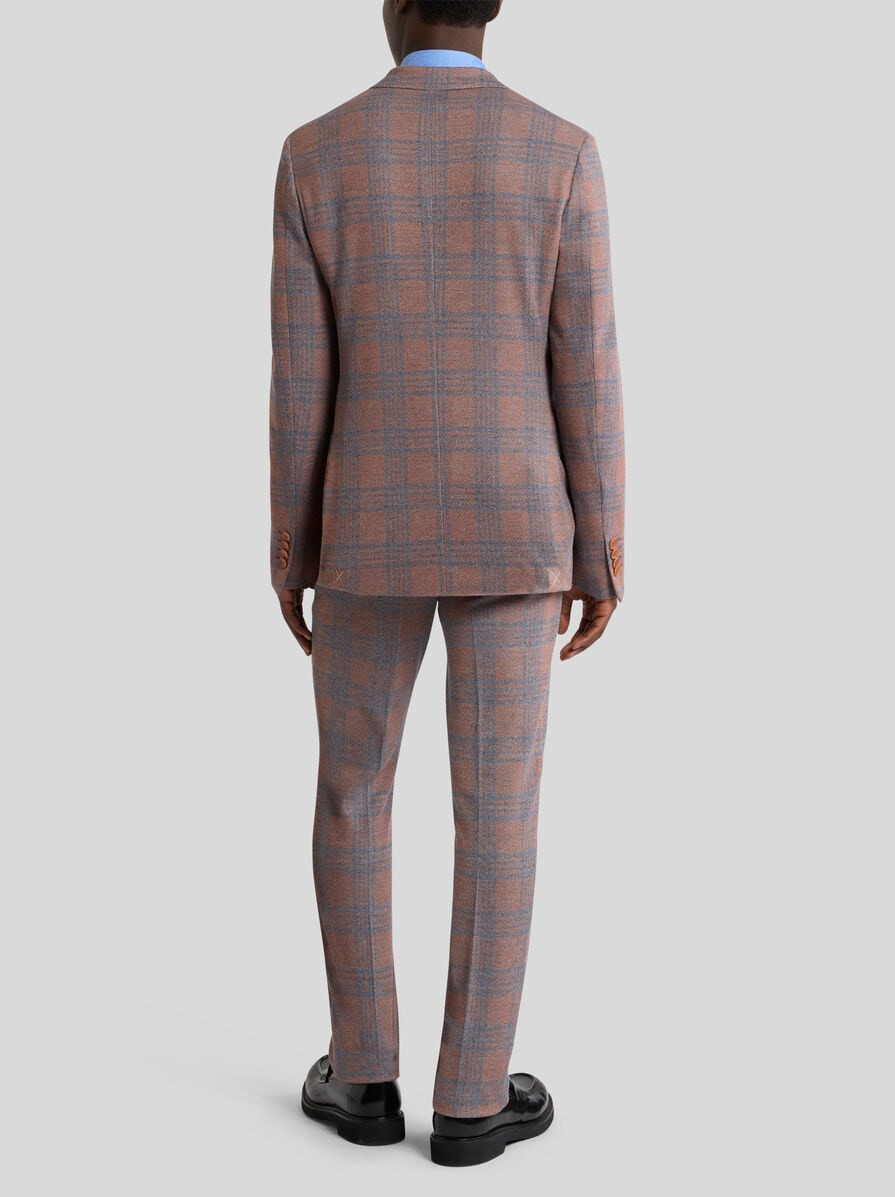 PRINCE OF WALES JACQUARD JERSEY JACKET - 4
