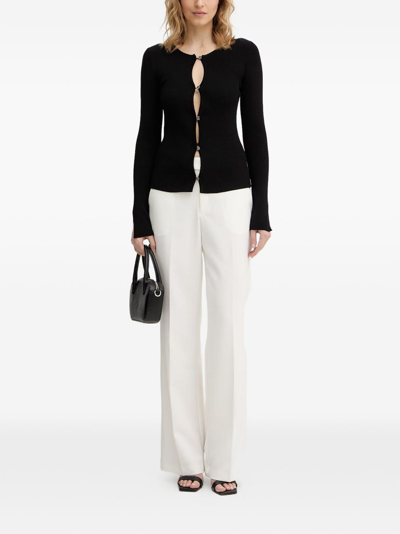 GUESS USA ribbed-knit long-sleeved cardigan outlook