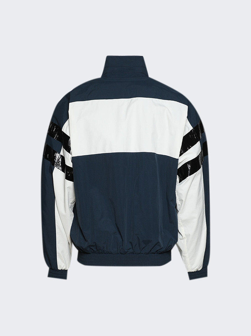 VETEMENTS Taped Tracksuit Jacket Blue And White outlook