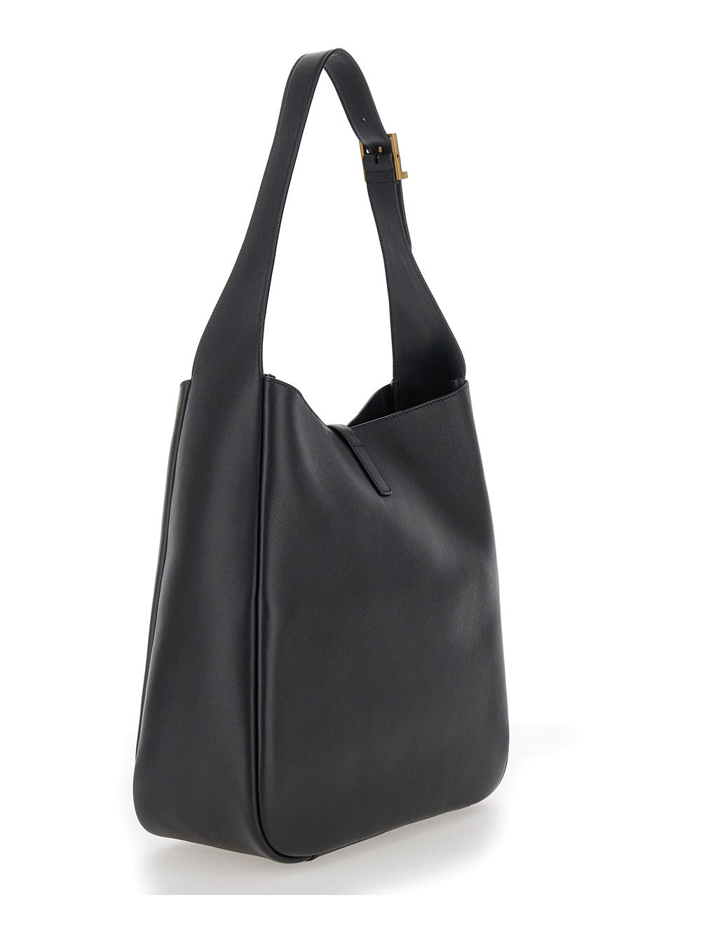 Saint Laurent Women 'Le 5 À 7 Big' Black Shoulder Bag With Cassandre Detail In Smooth Leather Woman - 3