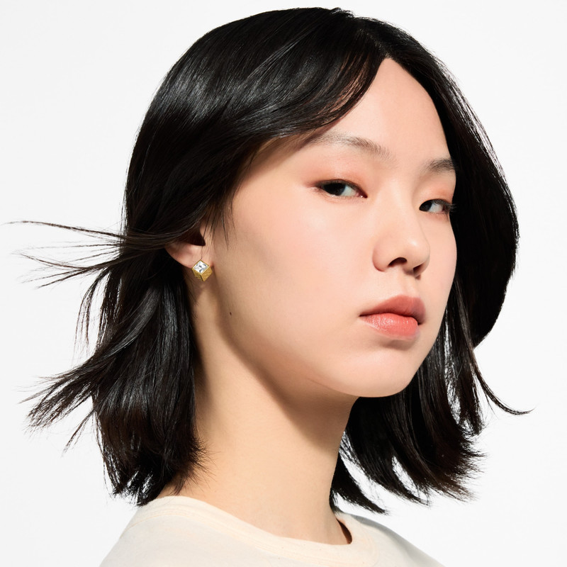 LV Cube Earrings 4