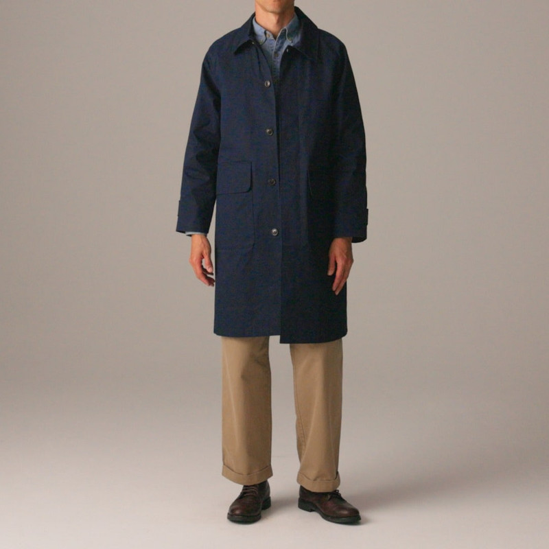 Rivington car coat in water-resistant cotton twill 3