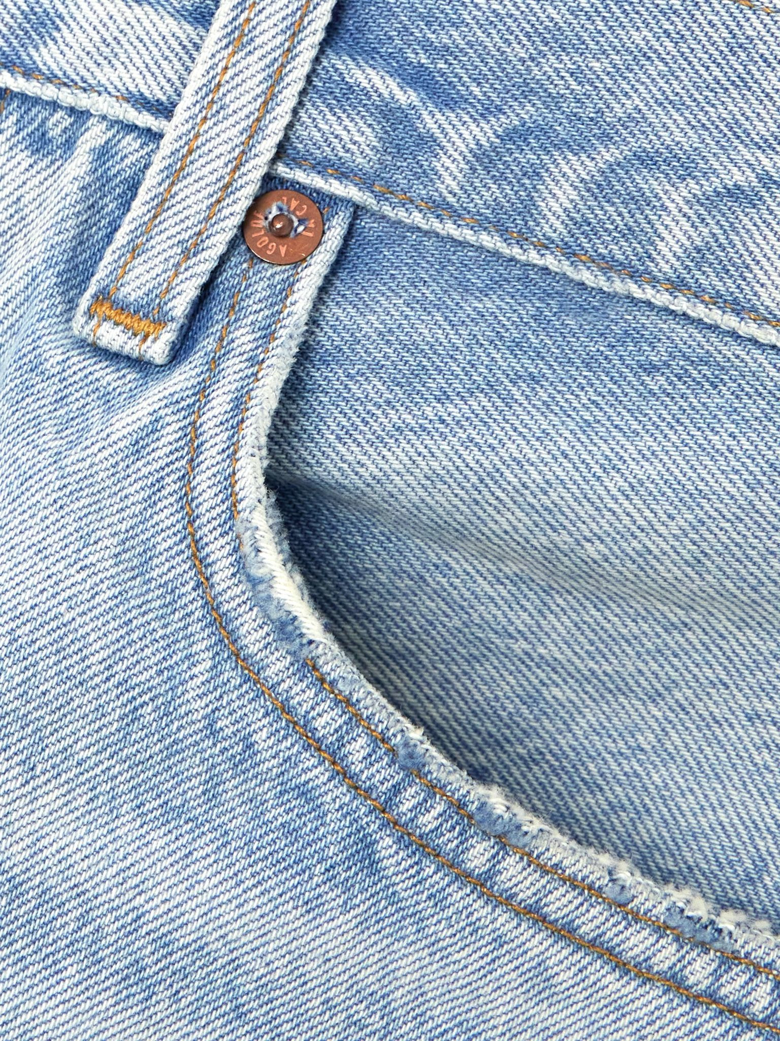 Parker Long Clean denim shorts Mid denim - 5