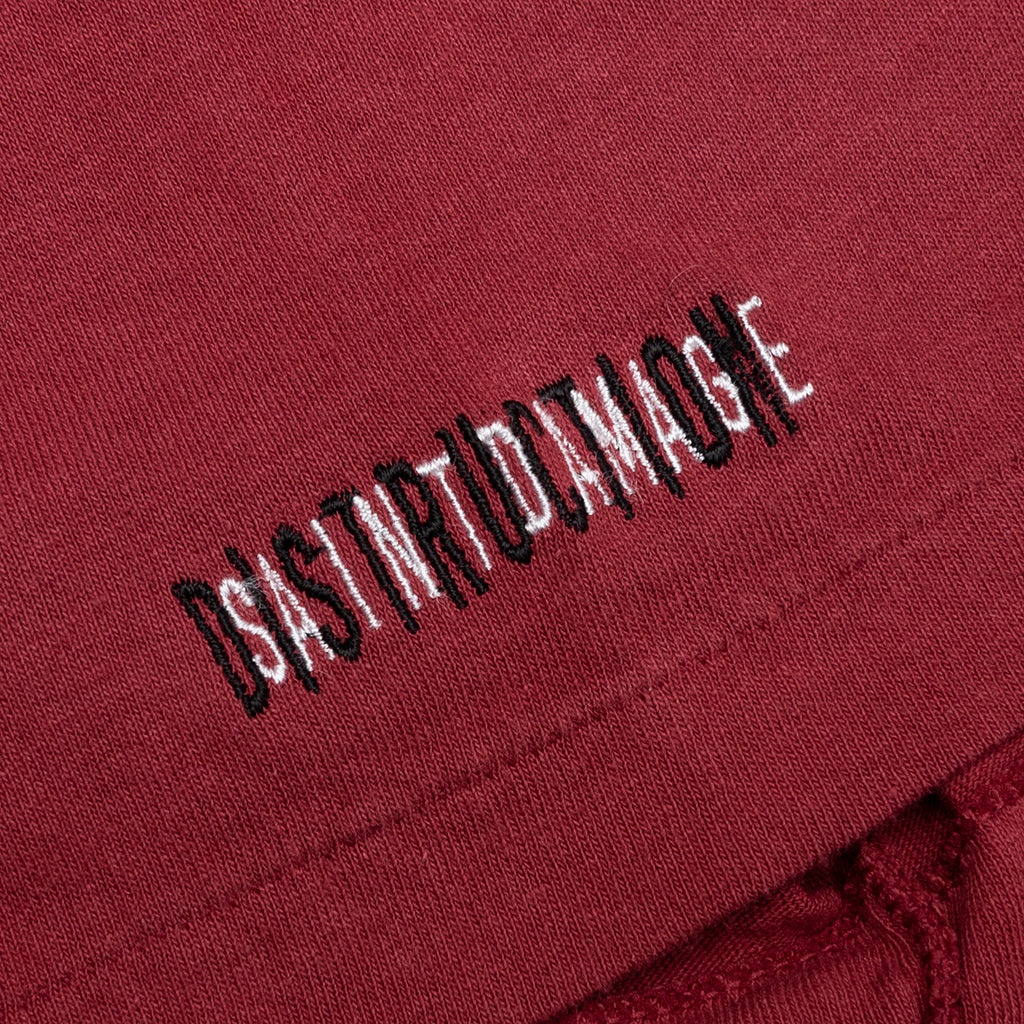 SAINT DAMAGE S/S TEE - BURGUNDY - 5