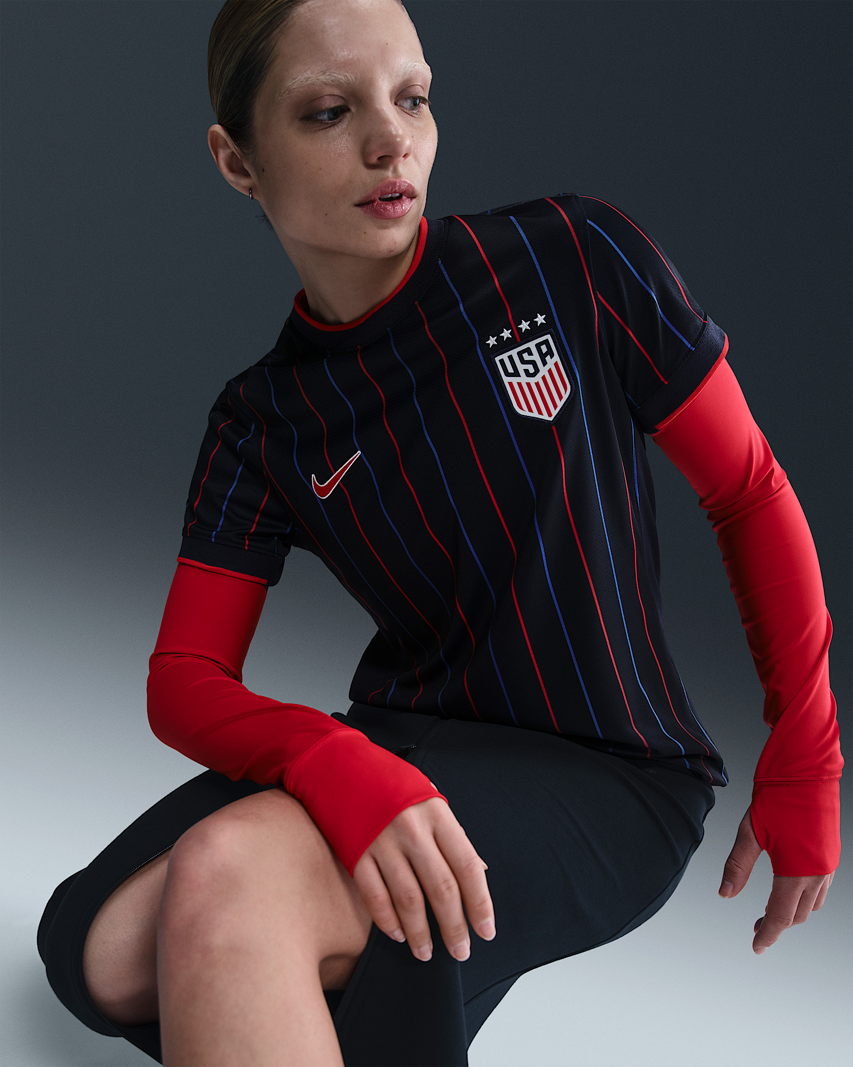 USWNT 2025 Stadium Away (Women's Team) Women's Nike Dri-FIT Soccer Replica Jersey - 3