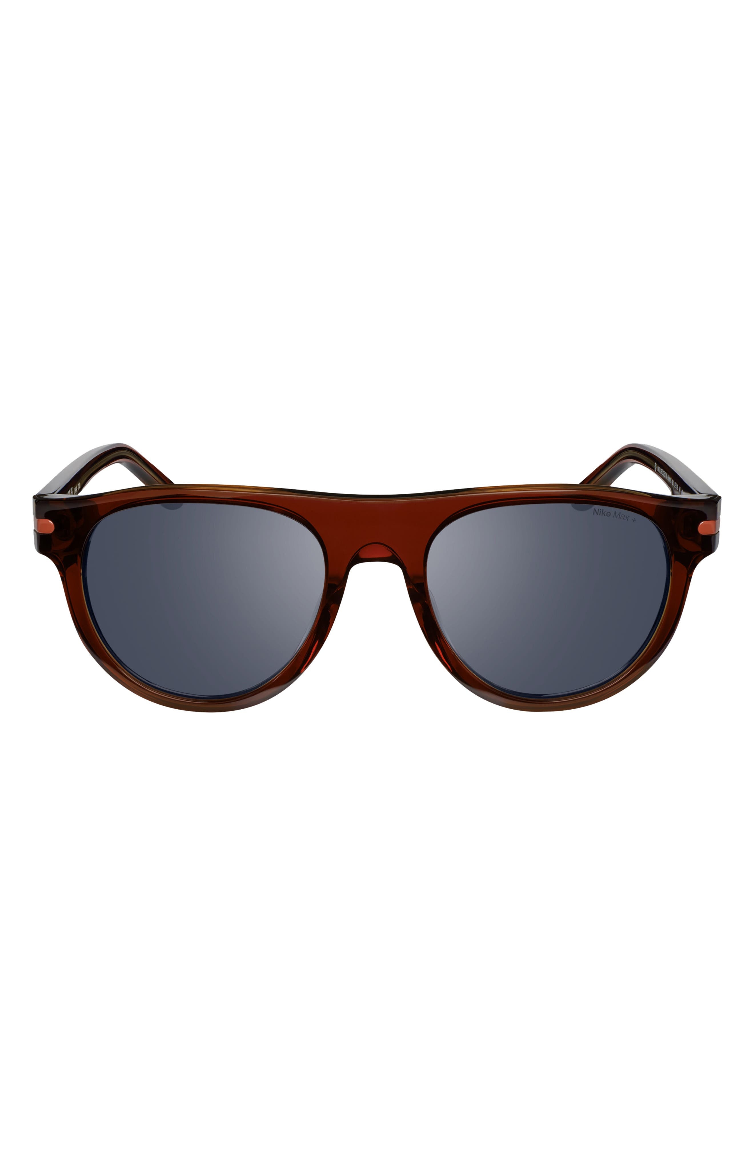 Nike Crescent III 54mm Round Sunglasses in Cedar /Grey at Nordstrom - 9