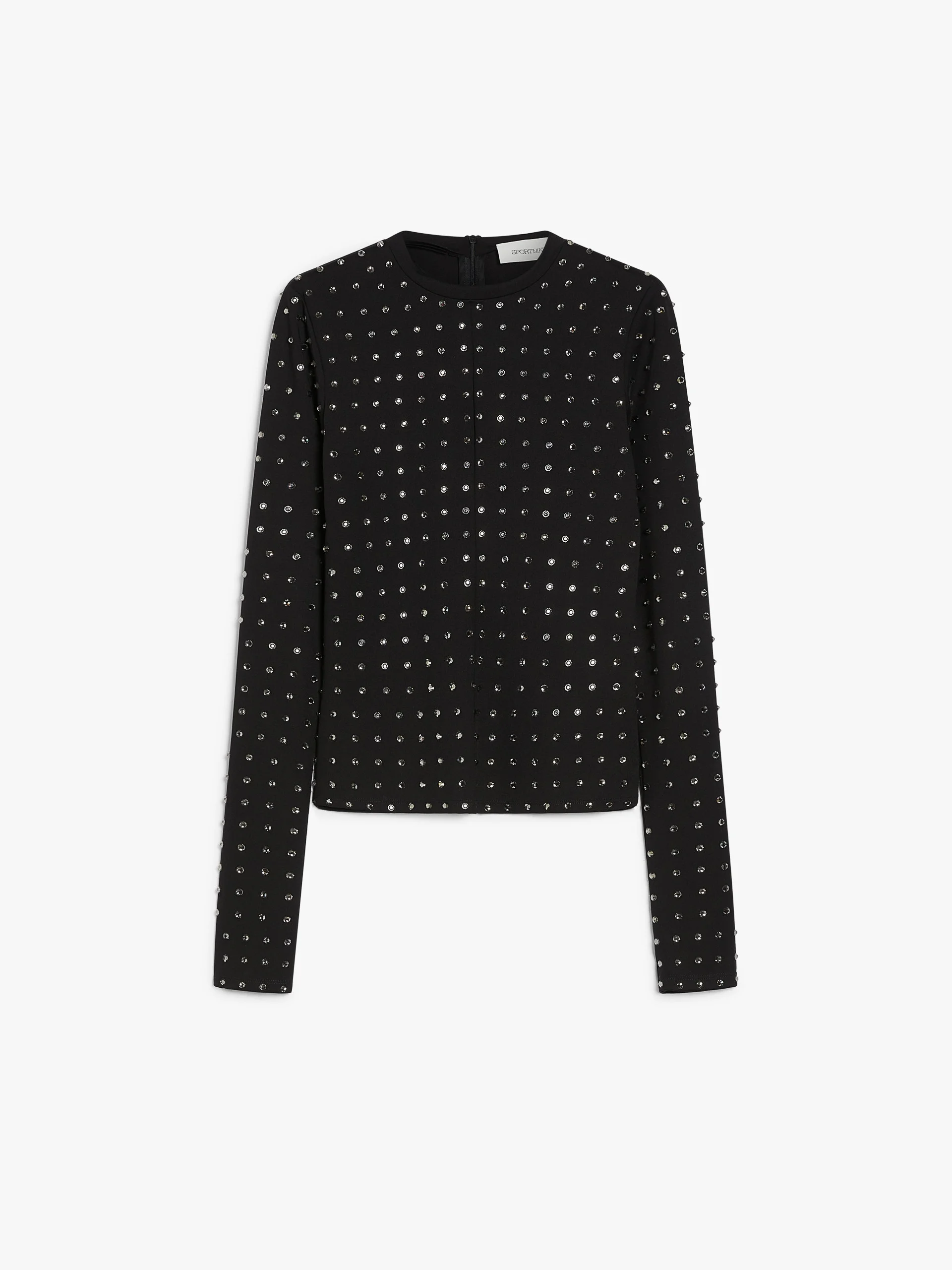 NEGUS Scuba jersey T-shirt with rhinestones - 1