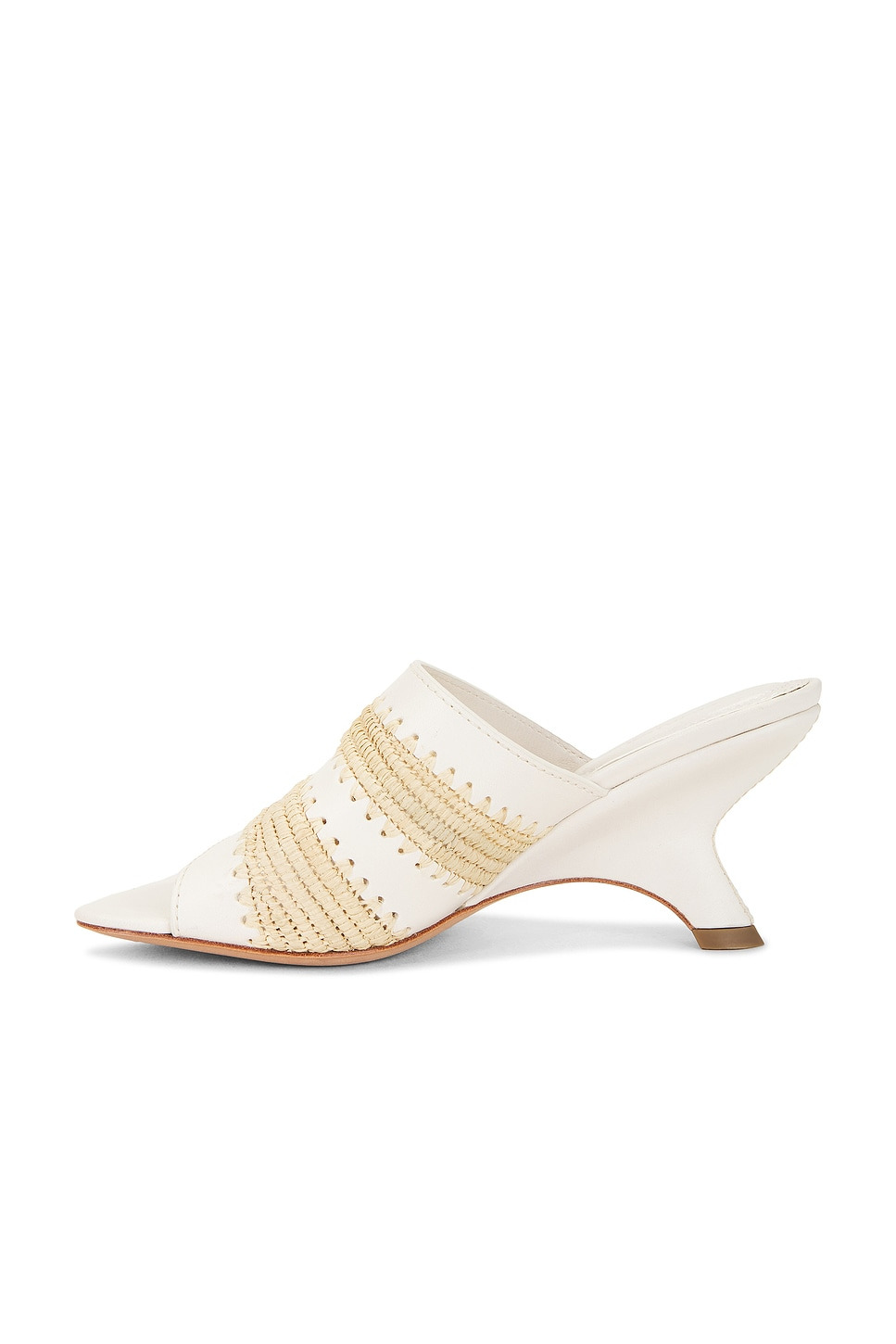 Shadow Mule Raffia Sandal - 5