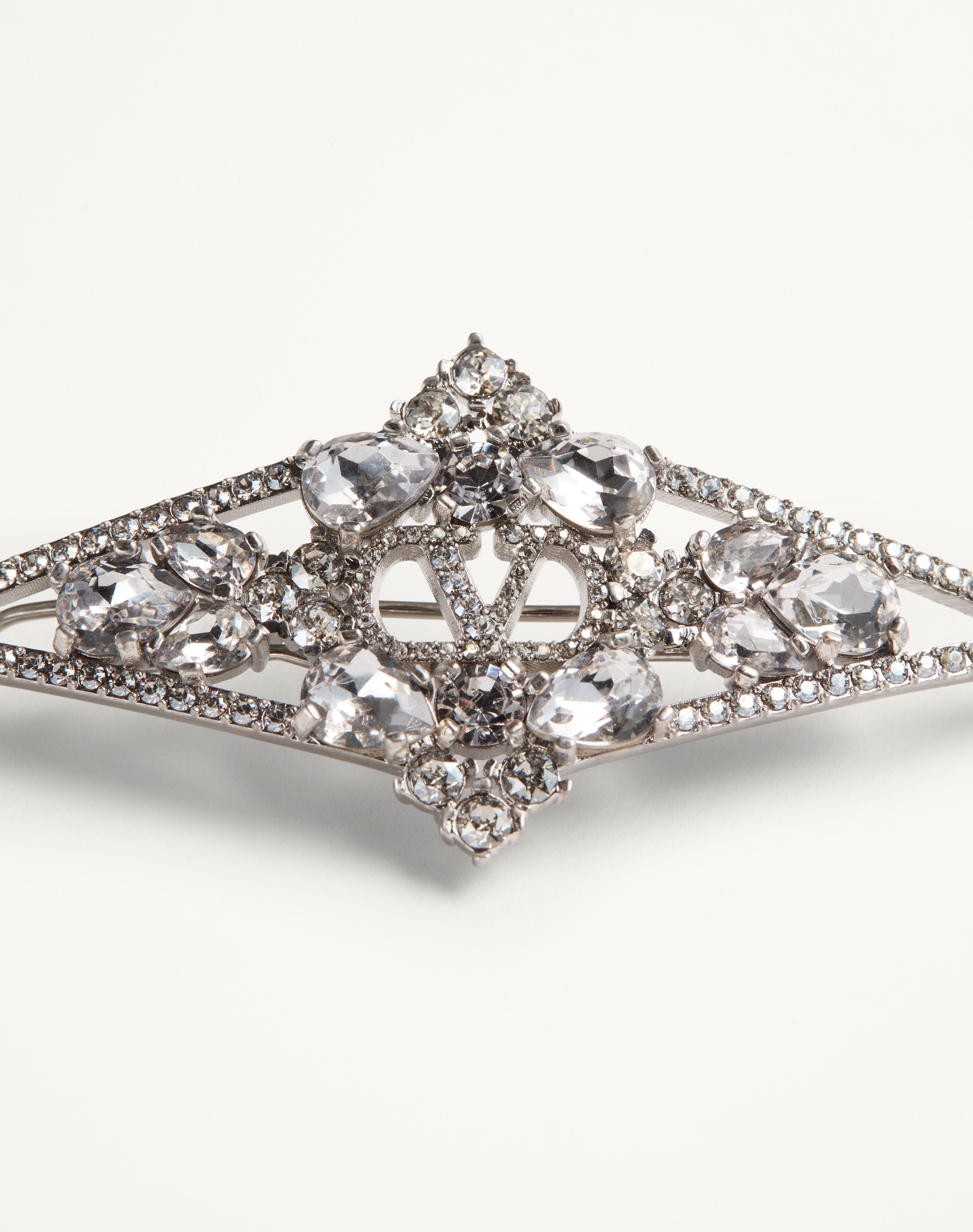 RÊVE RADIEUX HAIRCLIP IN METAL AND SWAROVSKI® CRYSTALS - 3
