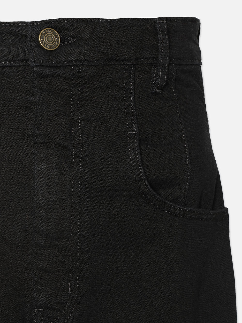 The High Waisted Seamed Skirt in Aster - 9