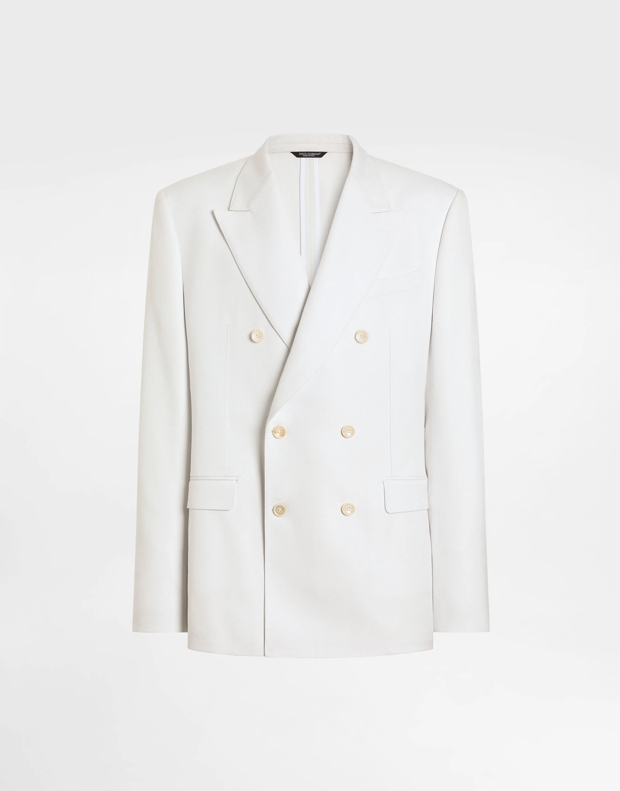 Sicilia light double-breasted viscose jacket - 1
