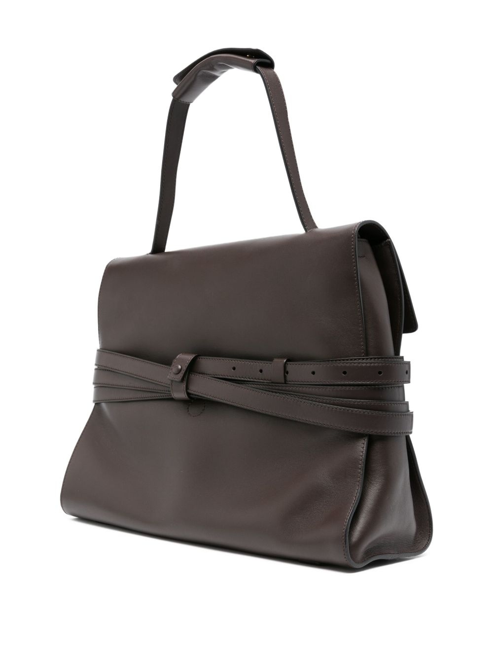 Tie Me leather tote bag - 3