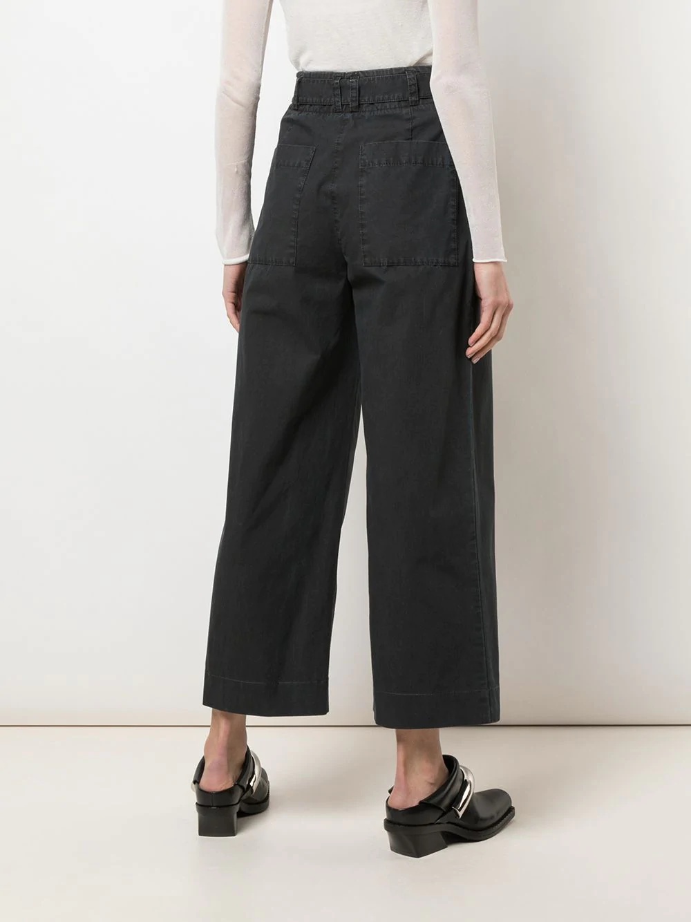 belted cropped trousers - 4