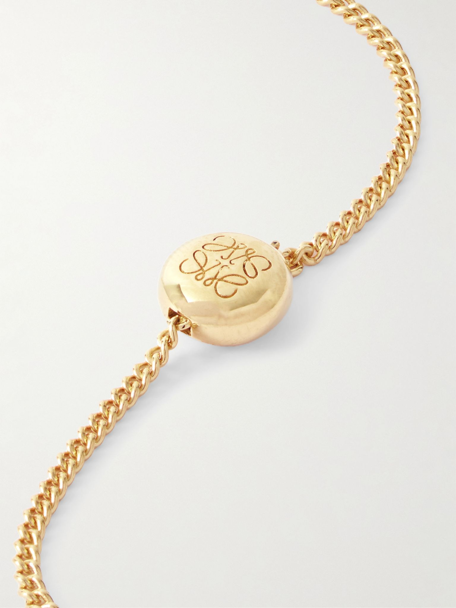 Anagram Pebble gold-plated silver bracelet Gold - 4