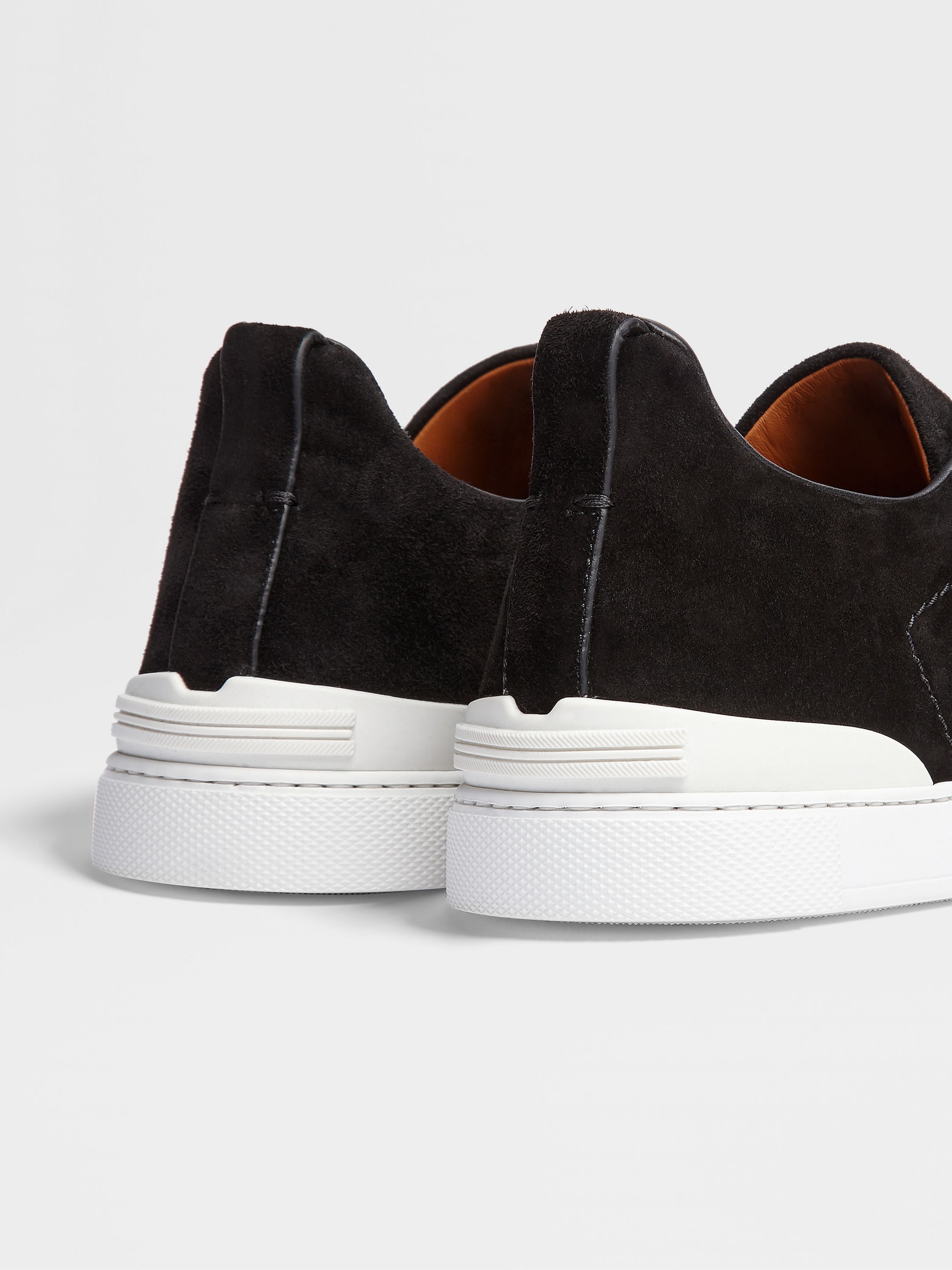 BLACK SUEDE TRIPLE STITCH™ SNEAKERS - 2