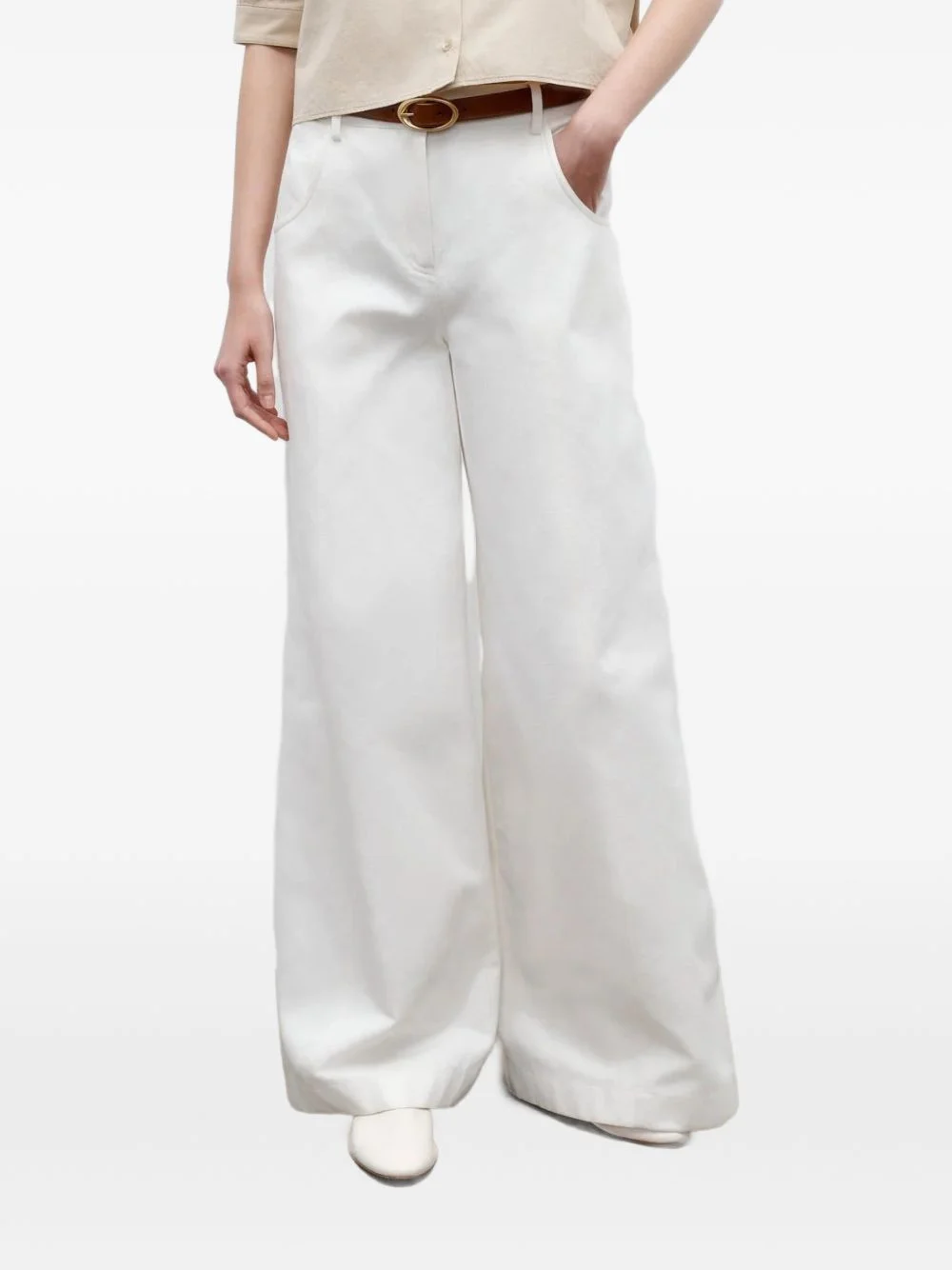 wide-leg trousers - 1