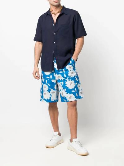 JACQUEMUS floral-print knee-length shorts outlook