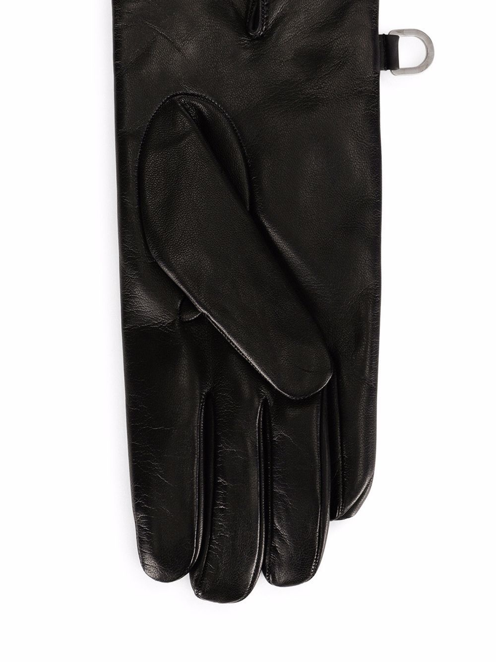 leather DG logo-plaque gloves - 2