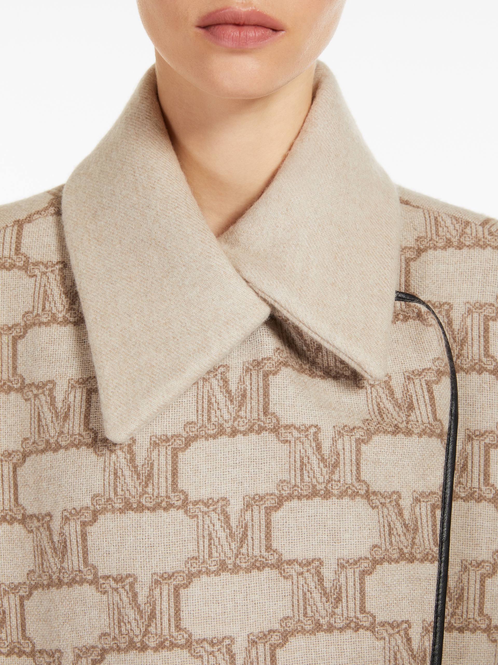 AMBRA Wool and cashmere cloak - 6