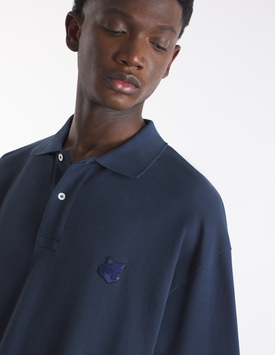 BOLD FOX HEAD PATCH OVERSIZE POLO - 4