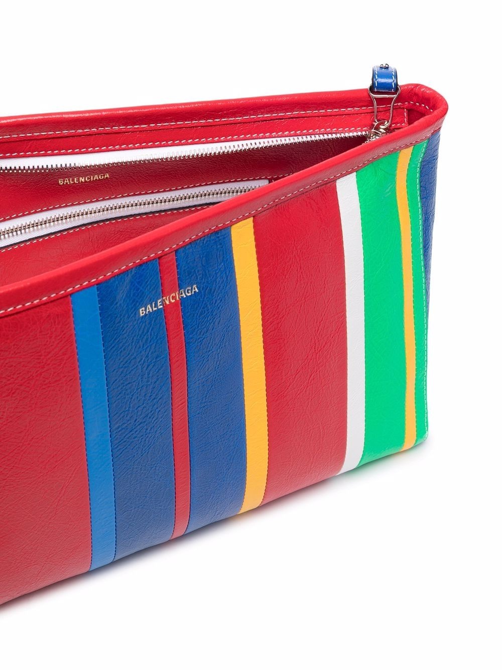 Barbes striped clutch bag - 5