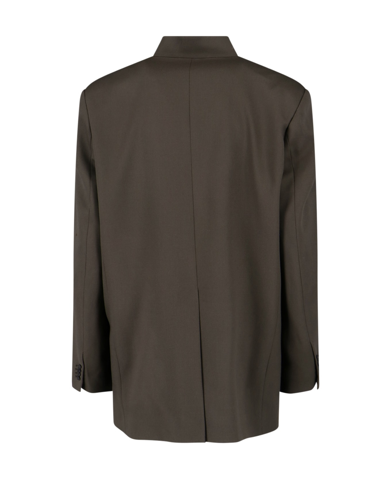 Single-breasted Virgin Wool Blazer - 2