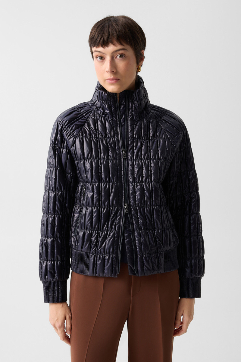 Sherry quilted jacket in Navy blue 2