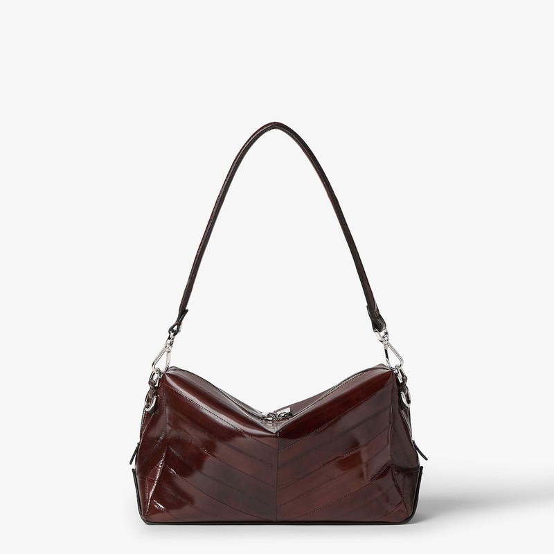 Fendi Lui Medium Light brown inlaid hagfish leather bag 4